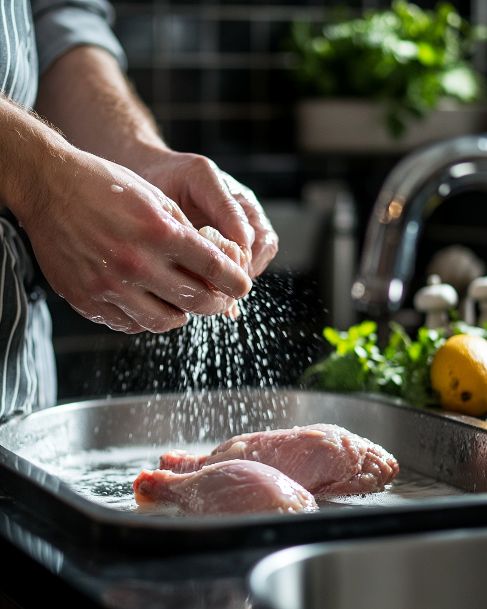 Should You Wash Chicken Before Cooking? The Healthy Debate docskantari_A_modern_kitchen_setup_with_raw_chicken_near_the__21031a02-a645-4609-b15c-f8feae8e1c79_1