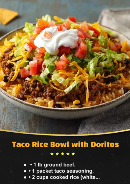 🌮 Taco Rice Bowl with Doritos Screenshot 2025-08-22 170407