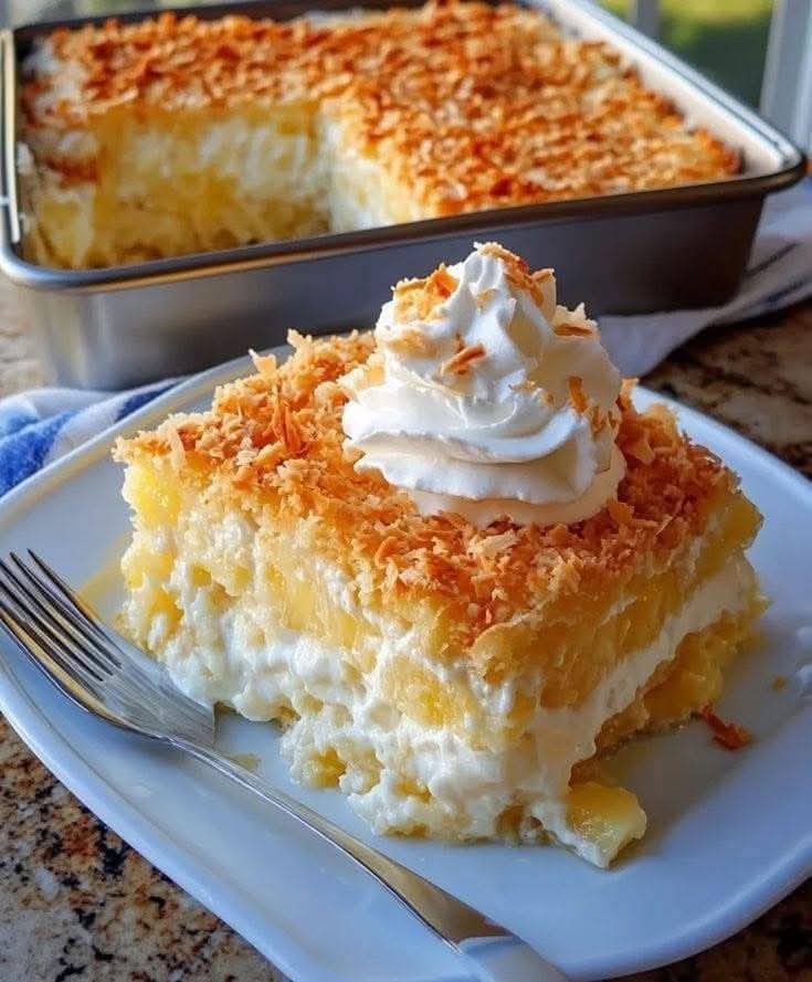 Pineapple Coconut Dream Cake! 550685827_791906190480061_8811309799386399635_n