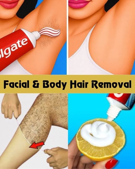 🧴 DIY Toothpaste & Lemon Hair Removal Hack ✨ 550892398_796150736697424_5111077796667668272_n