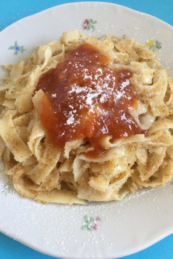 Pasta with Semolina & Apricot Jam (Hungarian Grízes Tészta)🇭🇺 b7e781538f2ff9d8226b569d07537491