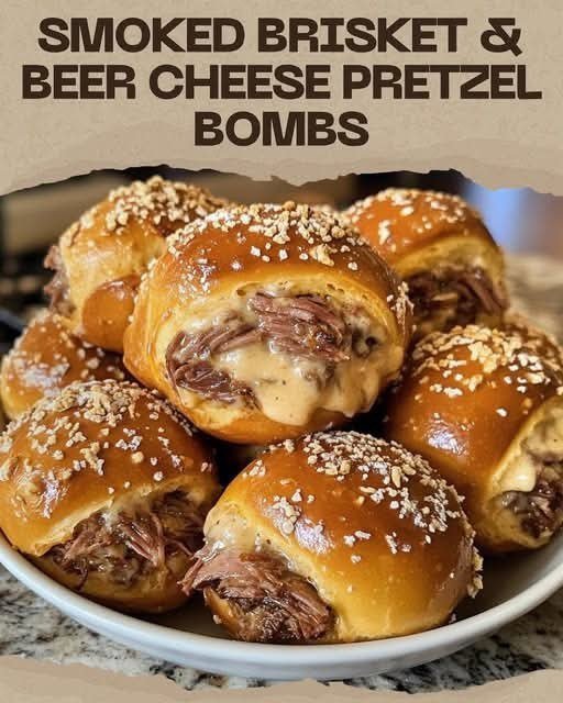 Smoked Brisket & Beer Cheese Pretzel Bombs 582032534_2589884181364451_5450399425775917667_n