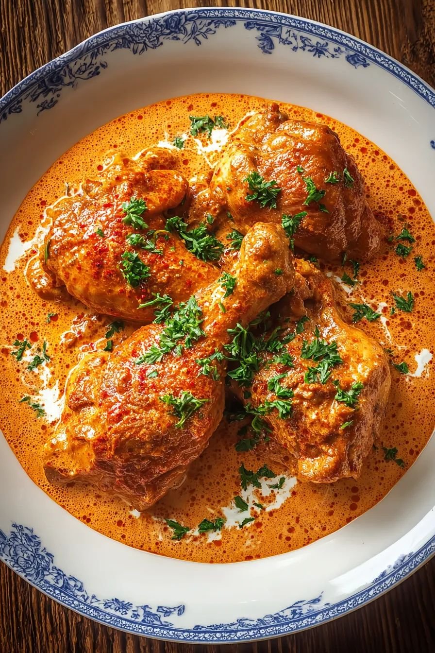 Traditional Hungarian Chicken Paprikash with Creamy Sauce🇭🇺 86c12ccf3a4665f94a9fcb5b26007932 (1)
