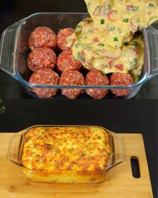 🧆🧀 Homemade Cheesy Meatballs in a Rich Creamy Onion Sauce 594649247_1483027730495608_5436764525213083577_n
