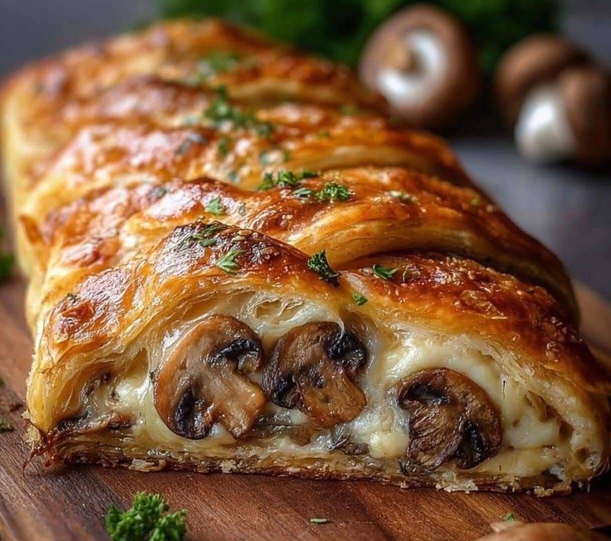 Mushroom and Cheese Puff Pastry 599940071_1370456034865714_3595050769557878986_n
