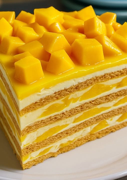 Homemade Mango Carlota: The Dessert That Never Fails on Hot Days 603843656_904998668874627_8239228693886410164_n
