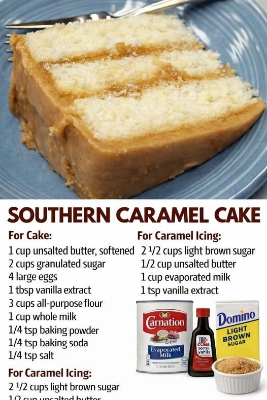 Southern Caramel Cake Don't LOSE this Recipe 605296620_2686839548319072_5995210248168643411_n