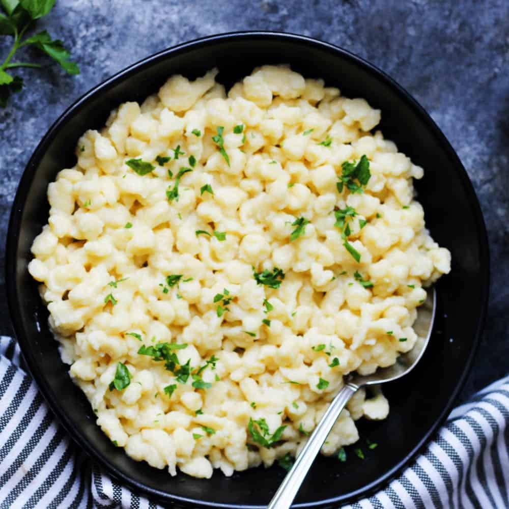 ๐ญ๐บ Nokedli (Hungarian Egg Noodles) Nokedli-Hungarian-Noodles-9