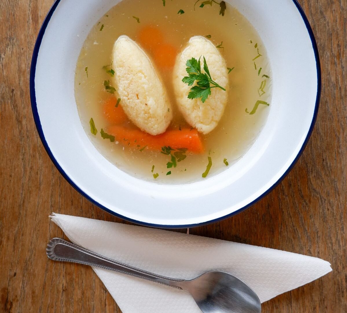 Chicken Soup with Semolina Dumplings ebefe8316195516a659fc4a97196cffd