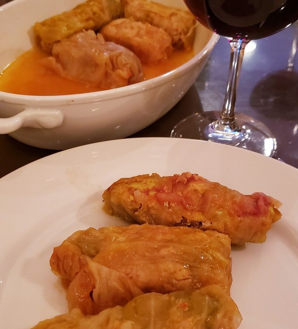 Hungarian Stuffed Cabbage Rolls Recipe - Töltött Káposzta 90e6c264852e4144578718585934e2bc