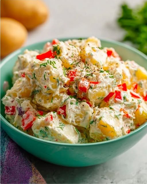 Classic Creamy Potato Salad 713844127_971106595912654_56305220375080388_n